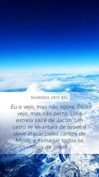 Números 24:17 BSL Bible Verse Image