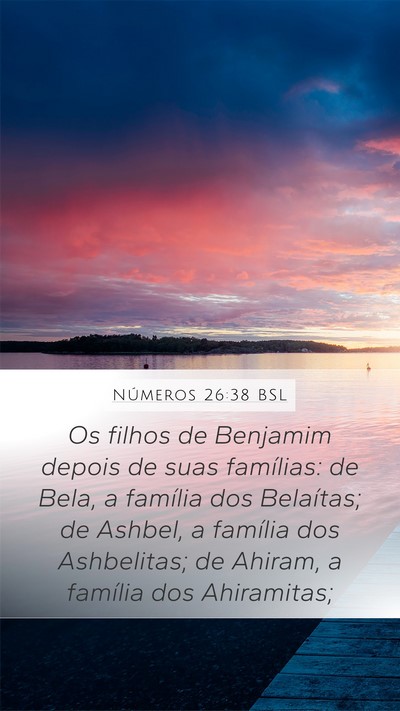 Números 26:38 BSL Bible Verse Image