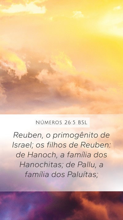 Números 26:5 BSL Bible Verse Image