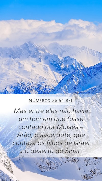 Números 26:64 BSL Bible Verse Image