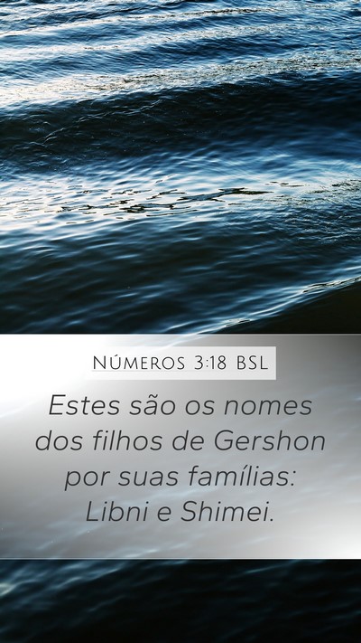 Números 3:18 BSL Bible Verse Image