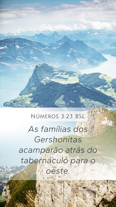 Números 3:23 BSL Bible Verse Image