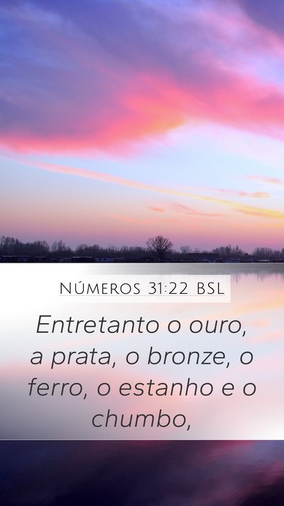 Números 31:22 BSL Bible Verse Image