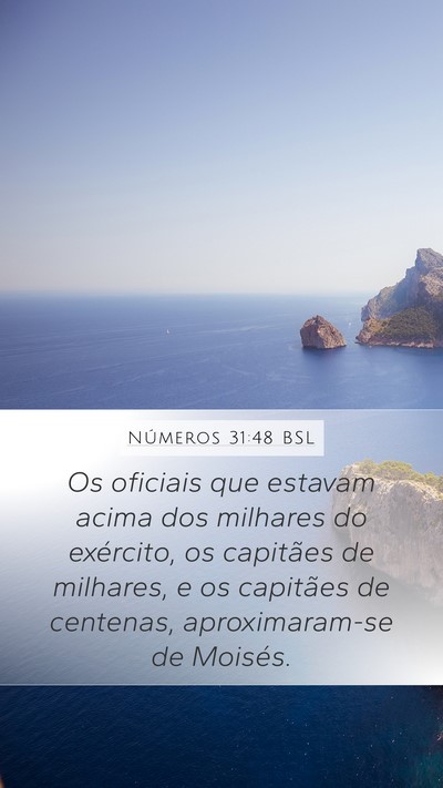 Números 31:48 BSL Bible Verse Image