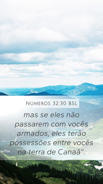 Números 32:30 BSL Bible Verse Image