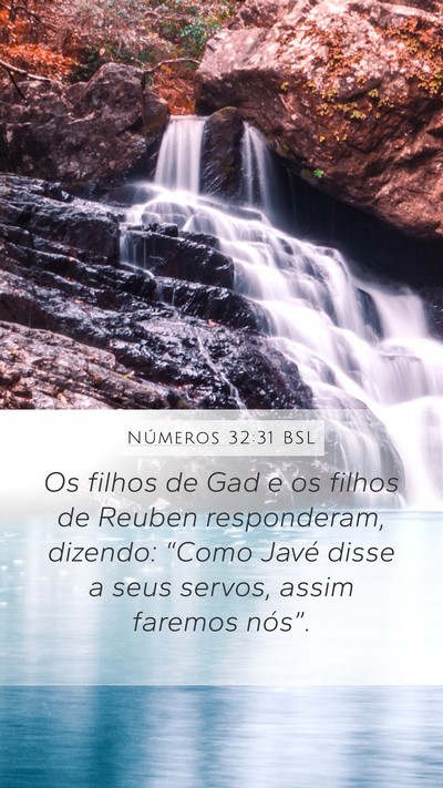 Números 32:31 BSL Mobile Phone Wallpaper - Os filhos de Gad e os filhos de Reuben - Mobile Bible Verse Wallpaper