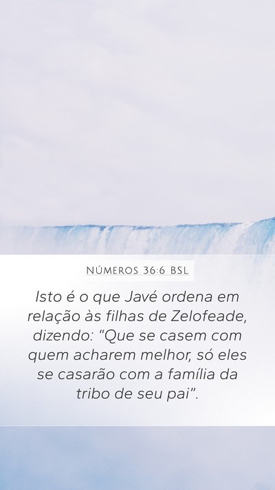 Números 36:6 BSL Bible Verse Image