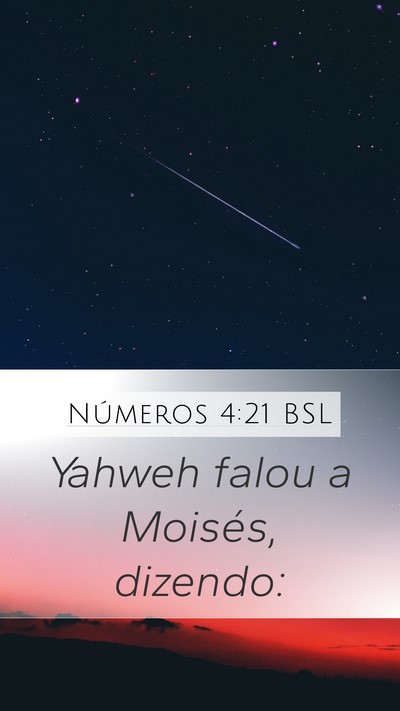 Números 4:21 BSL Bible Verse Image