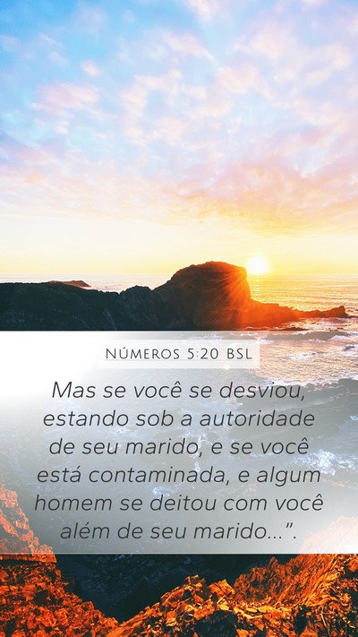 Números 5:20 BSL Bible Verse Image