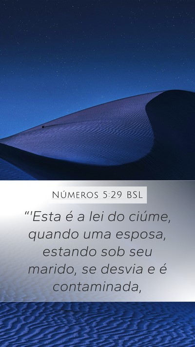 Números 5:29 BSL Bible Verse Image