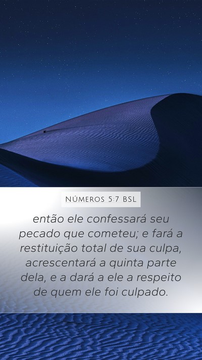 Números 5:7 BSL Mobile Phone Wallpaper - então ele confessará seu pecado que cometeu; e - Mobile Bible Verse Wallpaper