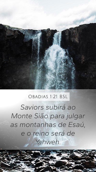 Obadias 1:21 BSL Bible Verse Image