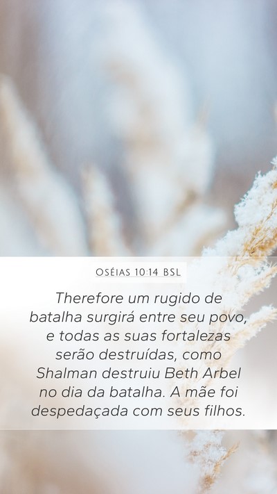 Oséias 10:14 BSL Bible Verse Image