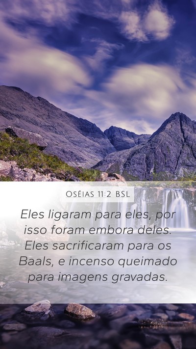 Oséias 11:2 BSL Bible Verse Image