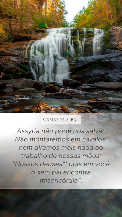 Oséias 14:3 BSL Bible Verse Image