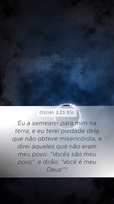 Oséias 2:23 BSL Bible Verse Image