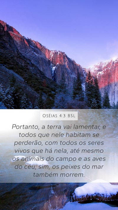 Oséias 4:3 BSL Bible Verse Image