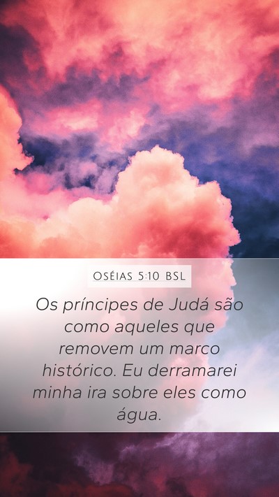 Oséias 5:10 BSL Bible Verse Image