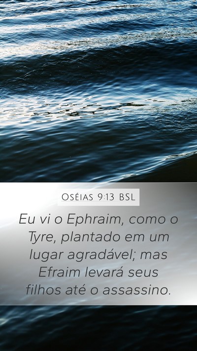 Oséias 9:13 BSL Bible Verse Image