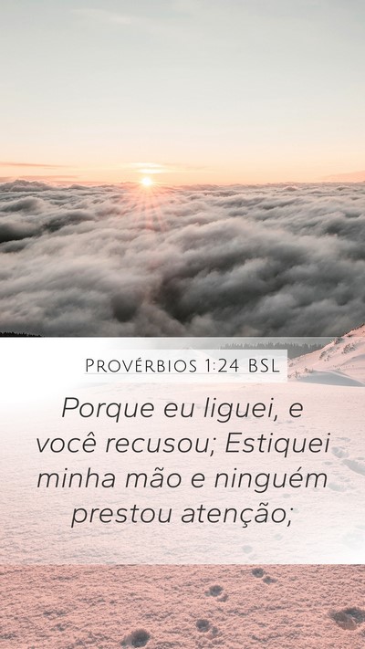 Provérbios 1:24 BSL Bible Verse Image