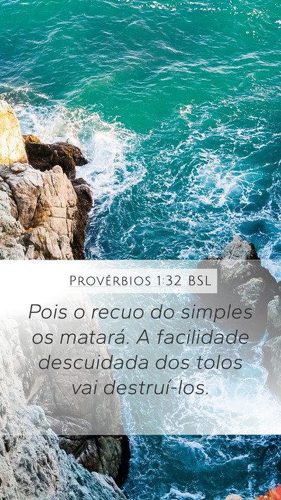 Provérbios 1:32 BSL Bible Verse Image