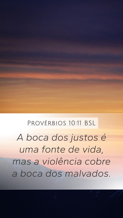 Provérbios 10:11 BSL Bible Verse Image