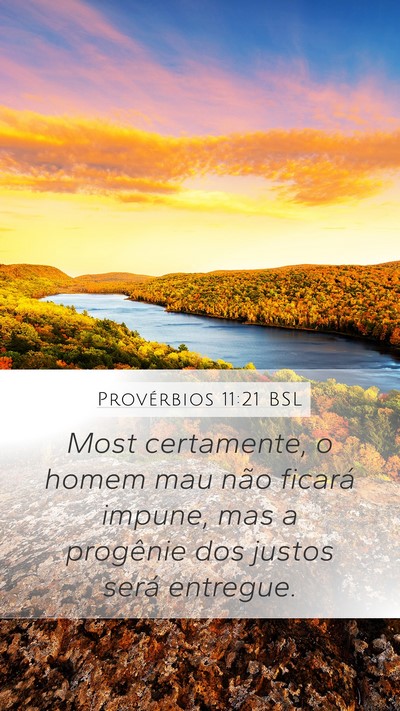 Provérbios 11:21 BSL Bible Verse Image