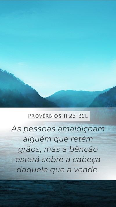 Provérbios 11:26 BSL Bible Verse Image