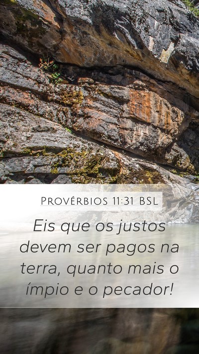 Provérbios 11:31 BSL Bible Verse Image
