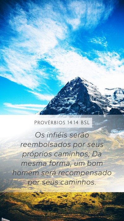 Provérbios 14:14 BSL Bible Verse Image