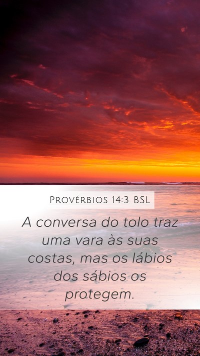 Provérbios 14:3 BSL Bible Verse Image