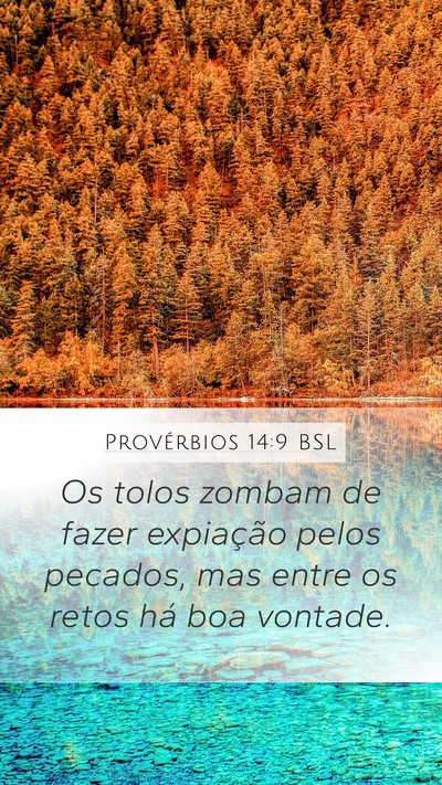 Provérbios 14:9 BSL Bible Verse Image