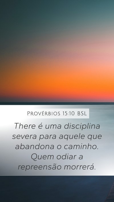 Provérbios 15:10 BSL Bible Verse Image