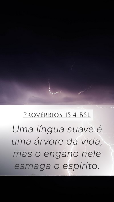 Provérbios 15:4 BSL Bible Verse Image