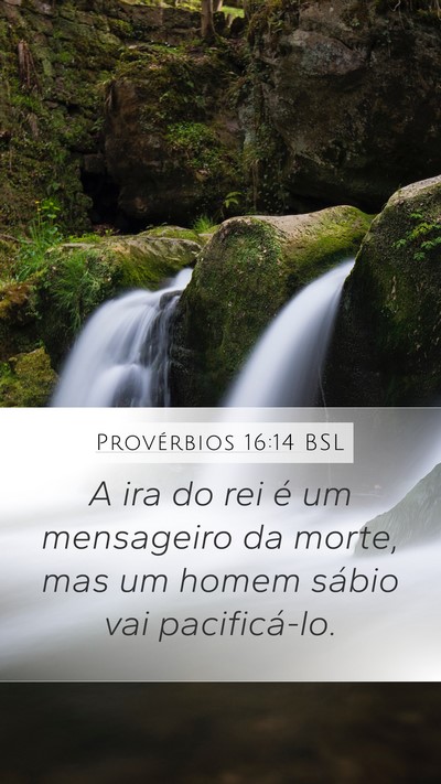 Provérbios 16:14 BSL Bible Verse Image