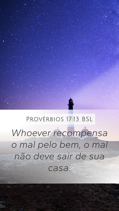 Provérbios 17:13 BSL Bible Verse Image
