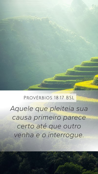 Provérbios 18:17 BSL Bible Verse Image