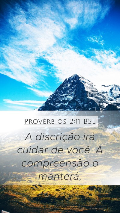 Provérbios 2:11 BSL Bible Verse Image