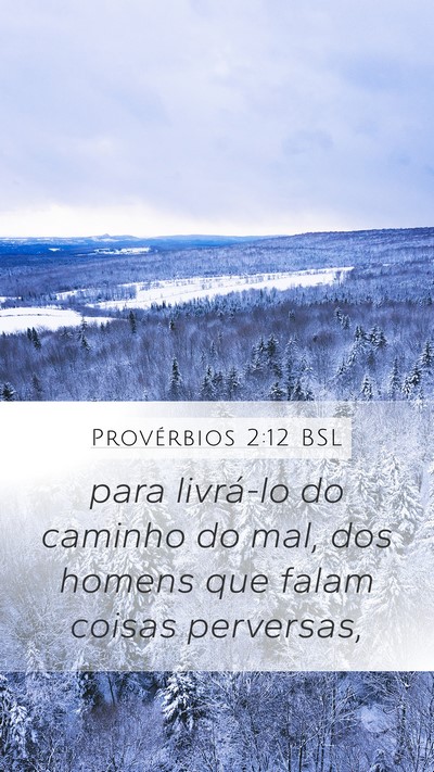 Provérbios 2:12 BSL Bible Verse Image
