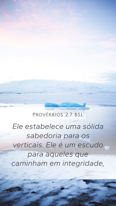Provérbios 2:7 BSL Bible Verse Image