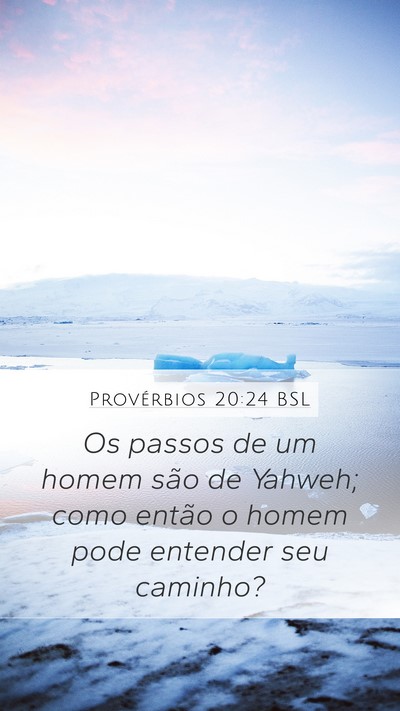 Provérbios 20:24 BSL Bible Verse Image