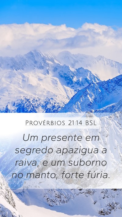 Provérbios 21:14 BSL Bible Verse Image