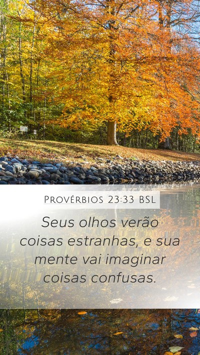 Provérbios 23:33 BSL Bible Verse Image