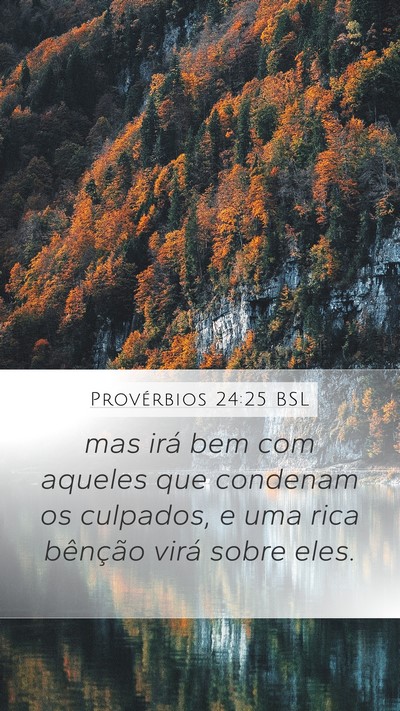 Provérbios 24:25 BSL Bible Verse Image