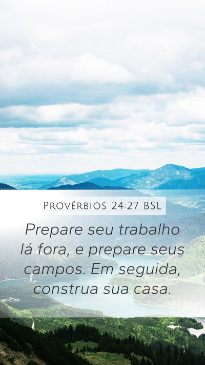 Provérbios 24:27 BSL Bible Verse Image