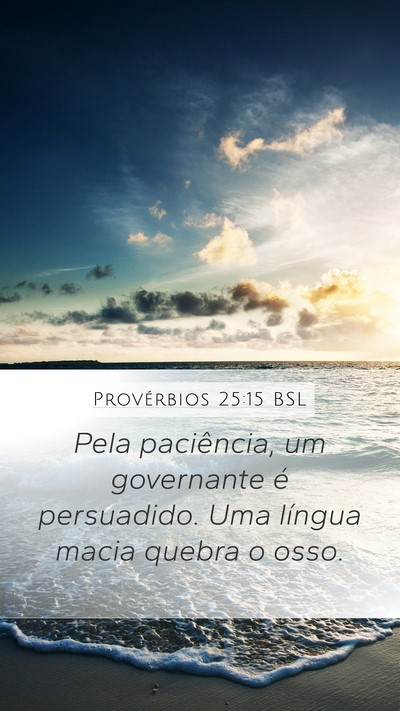 Provérbios 25:15 BSL Bible Verse Image