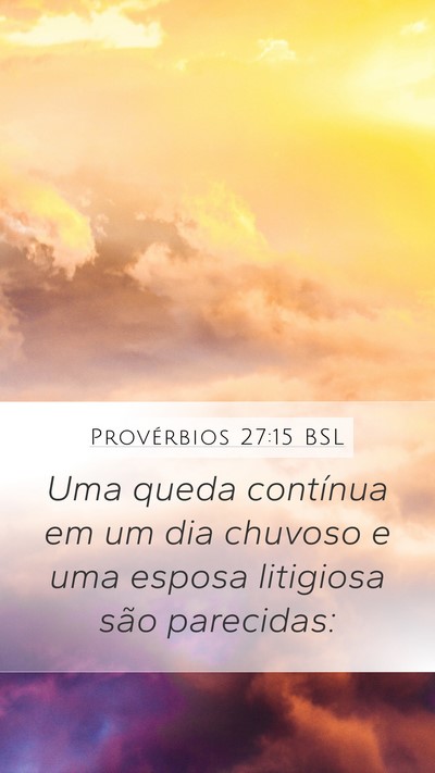 Provérbios 27:15 BSL Bible Verse Image