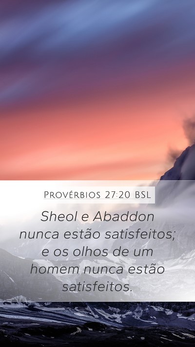 Provérbios 27:20 BSL Bible Verse Image