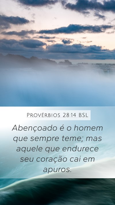 Provérbios 28:14 BSL Bible Verse Image