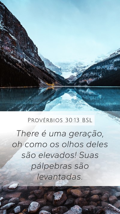 Provérbios 30:13 BSL Bible Verse Image